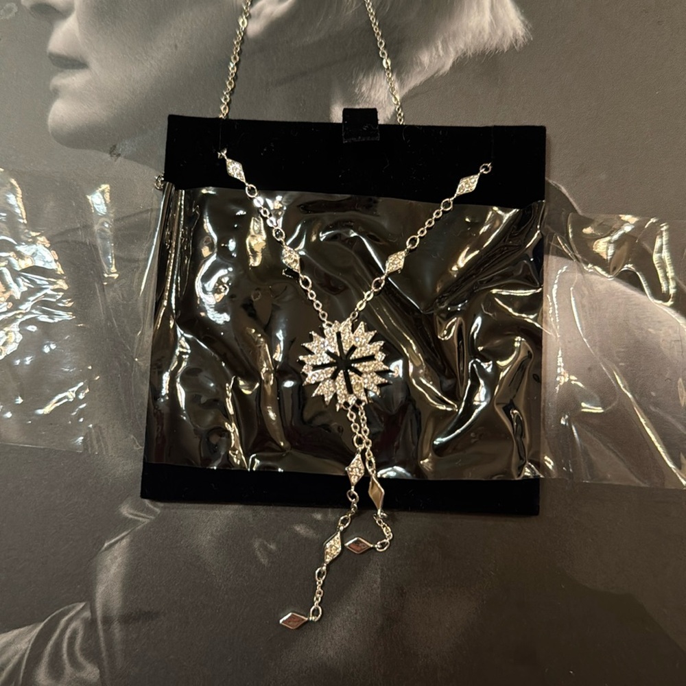 Swarovski necklace.